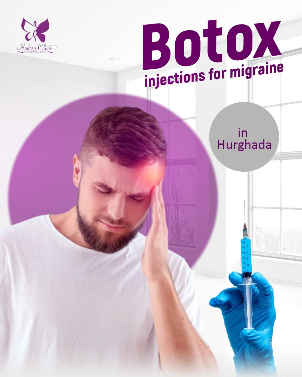 Botox injections for migraines in Hurghada