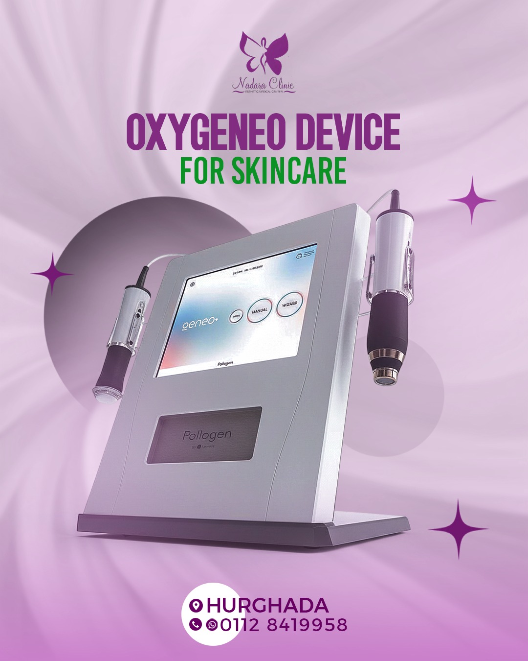 Oxygeno device for skin care in Hurghada