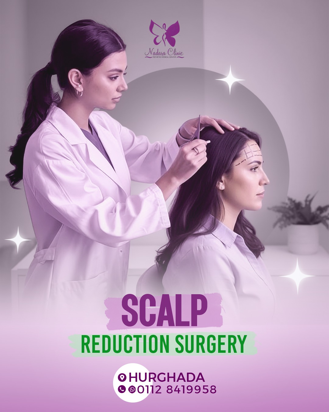 Scalp reduction surgery in Hurghada