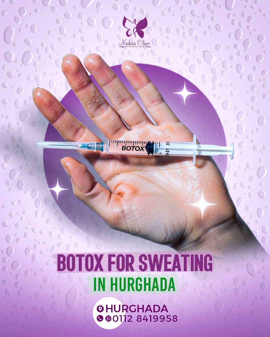 Botox for excessive sweating in Hurghada